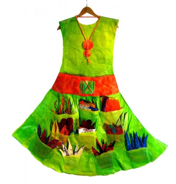 Green-Dress-What is your Story (front)